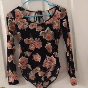 Flower body suit